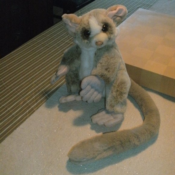 Vintage 2000 Animal Alley Soft Plush Toy Lemur Kinkajou Sugar Glider Bush Baby - Picture 1 of 4